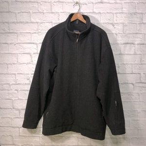 Patagonia Wool Zip up Coat Charcoal Gray